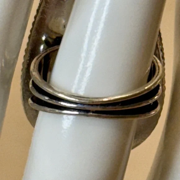 🆕 Norina Jasper And Sterling Silver Big Ring Size 7 - 🆕